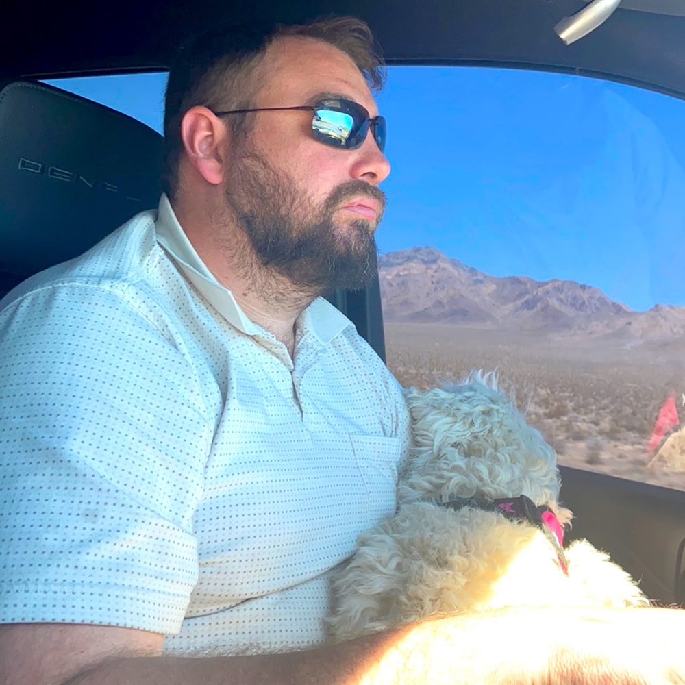 Husband doesn’t want to just sit still.